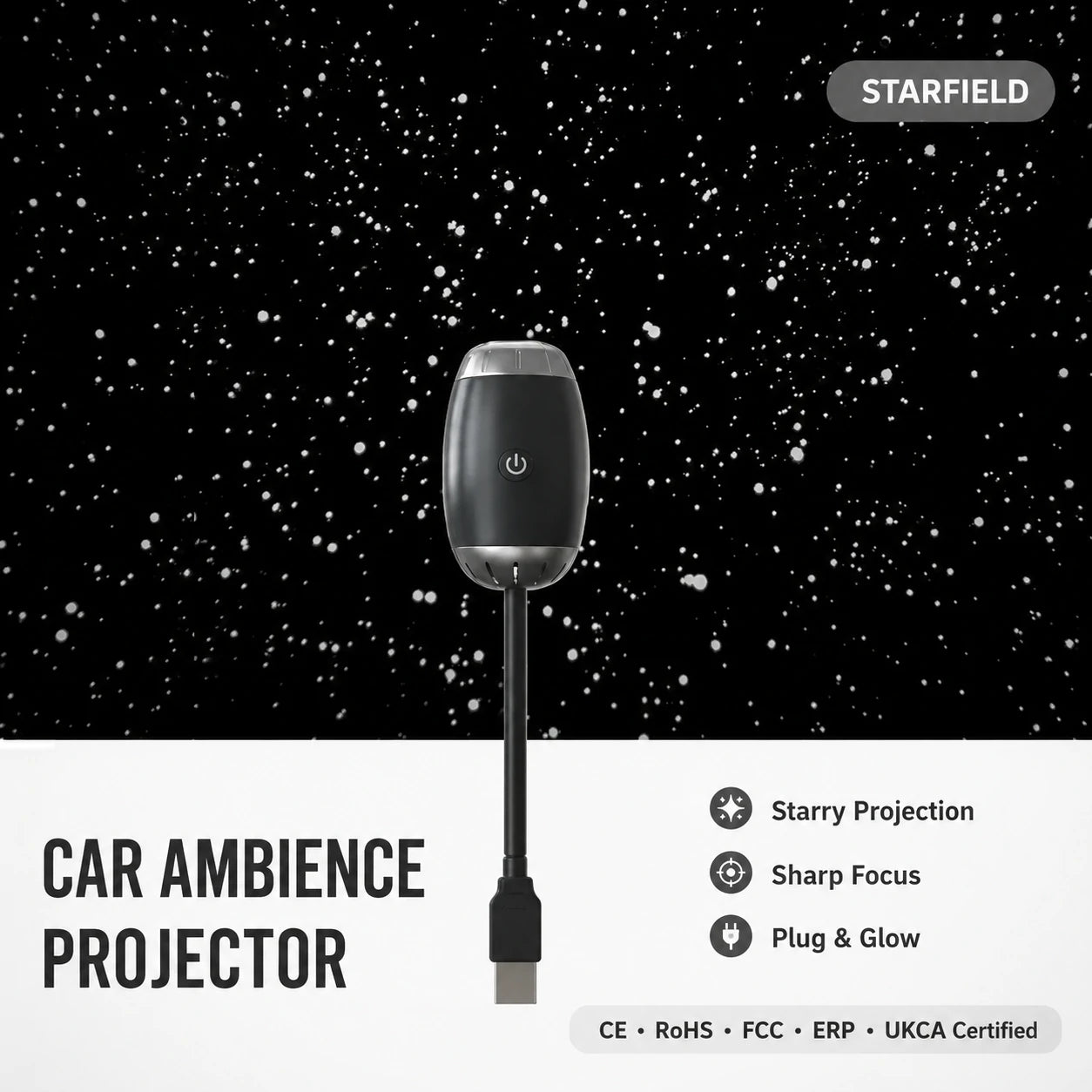 ModTenn Star & Galaxy Projector for Ceiling
