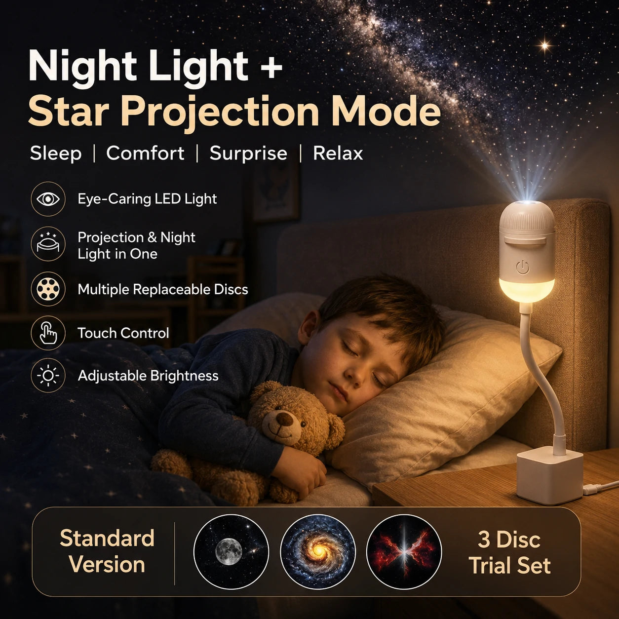 ModTenn Star & Galaxy Projector for Ceiling