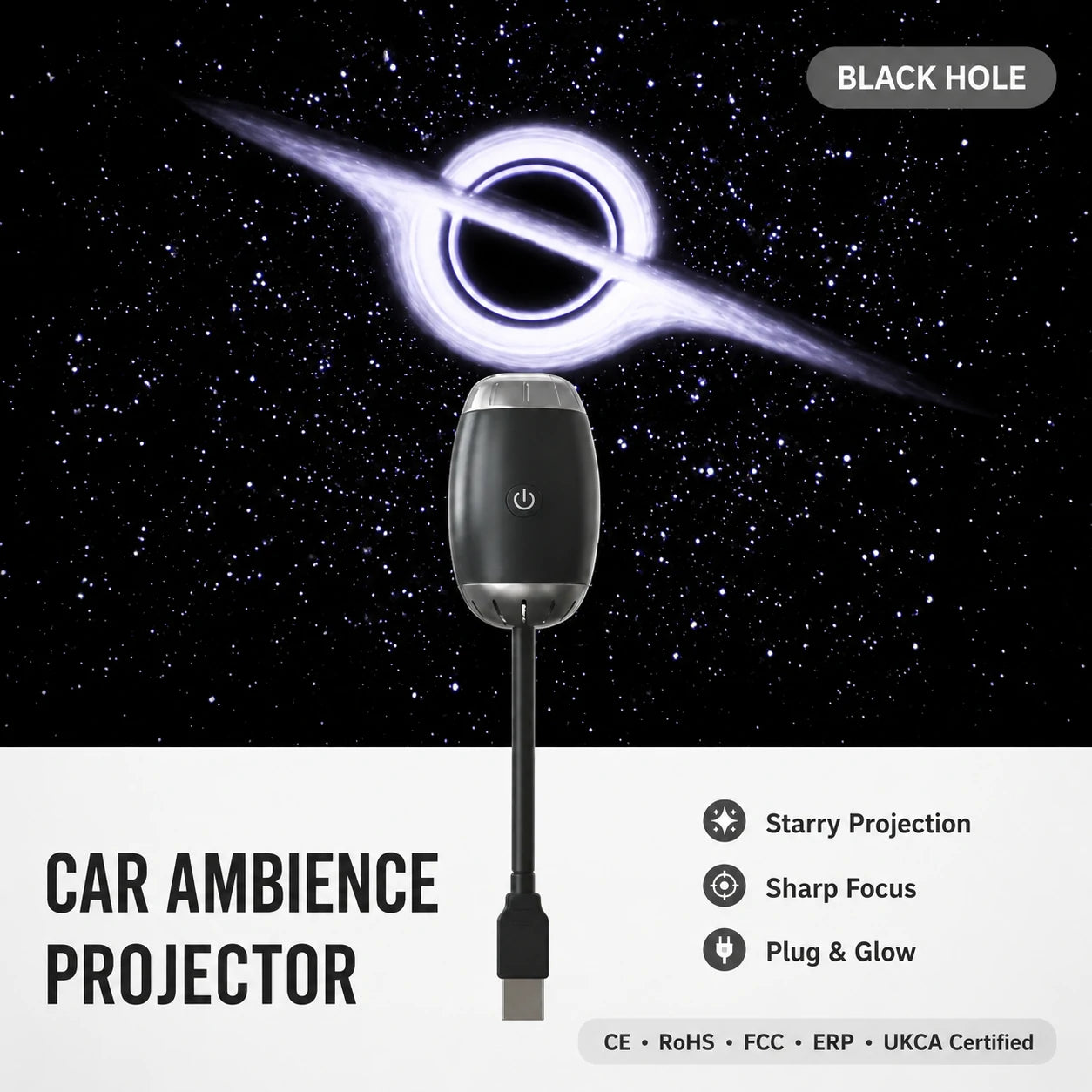 ModTenn Star & Galaxy Projector for Ceiling
