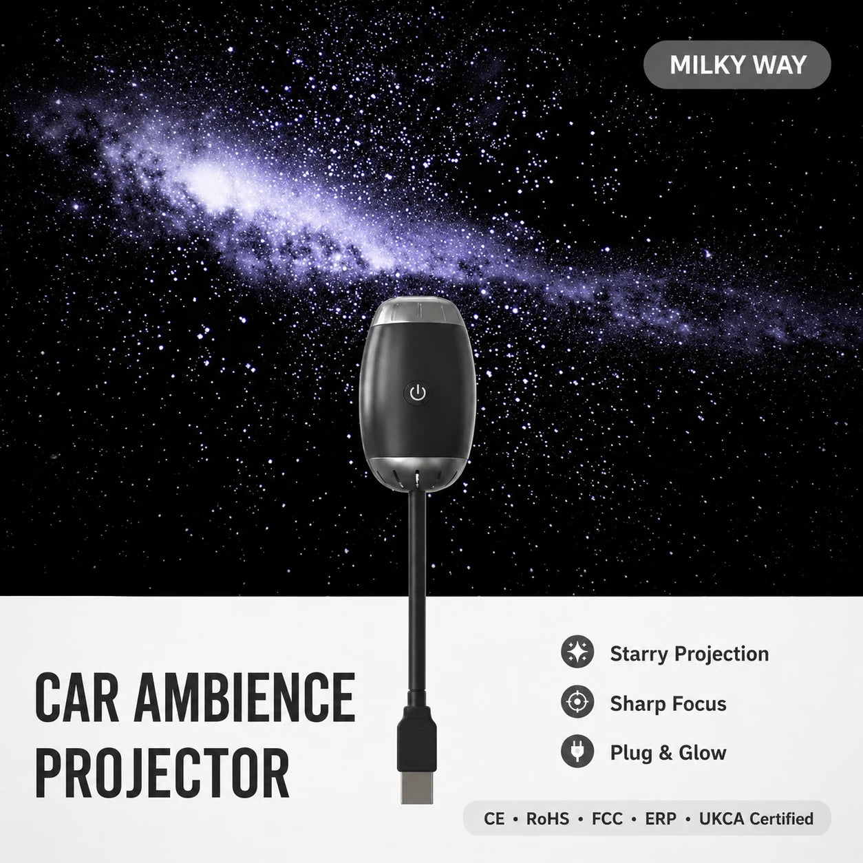 ModTenn Star & Galaxy Projector for Ceiling